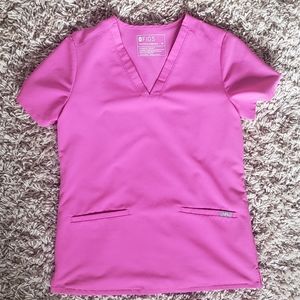 Figs XS Electric Orchard 2 pocket scrub top